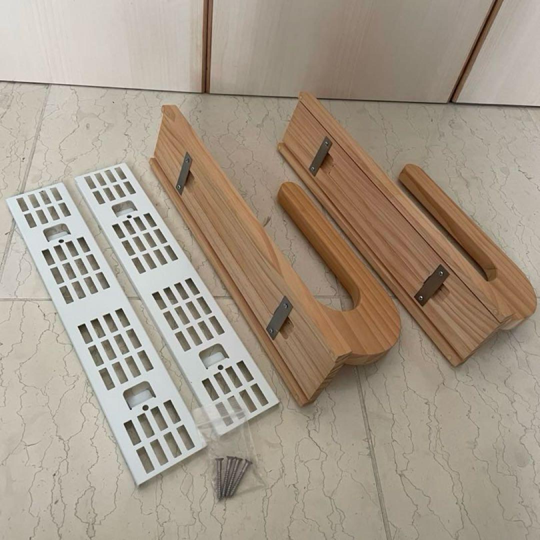 ☆未使用☆壁掛け用•サーフボードラック/木製☆