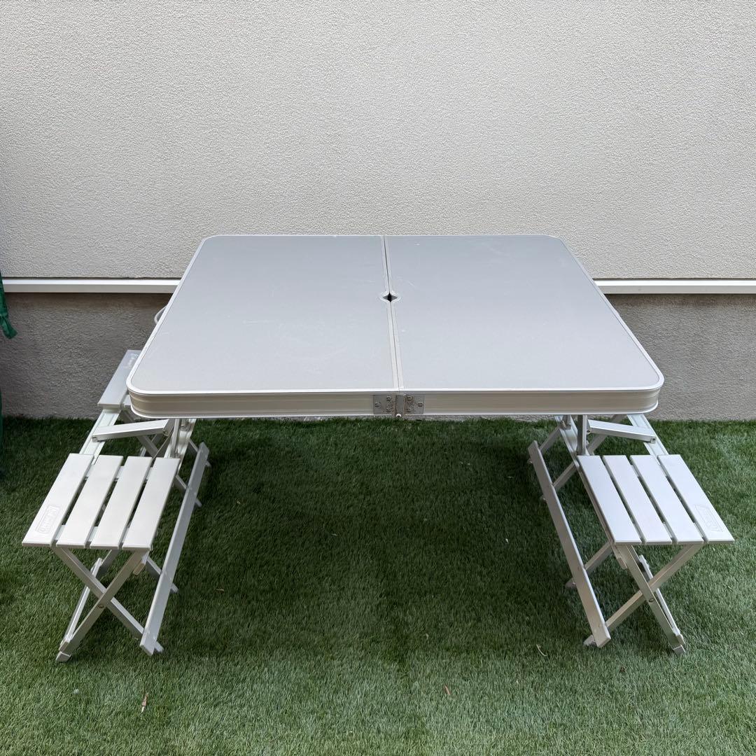 【専用】コールマン　ファミリーベンチ　パラソル付き