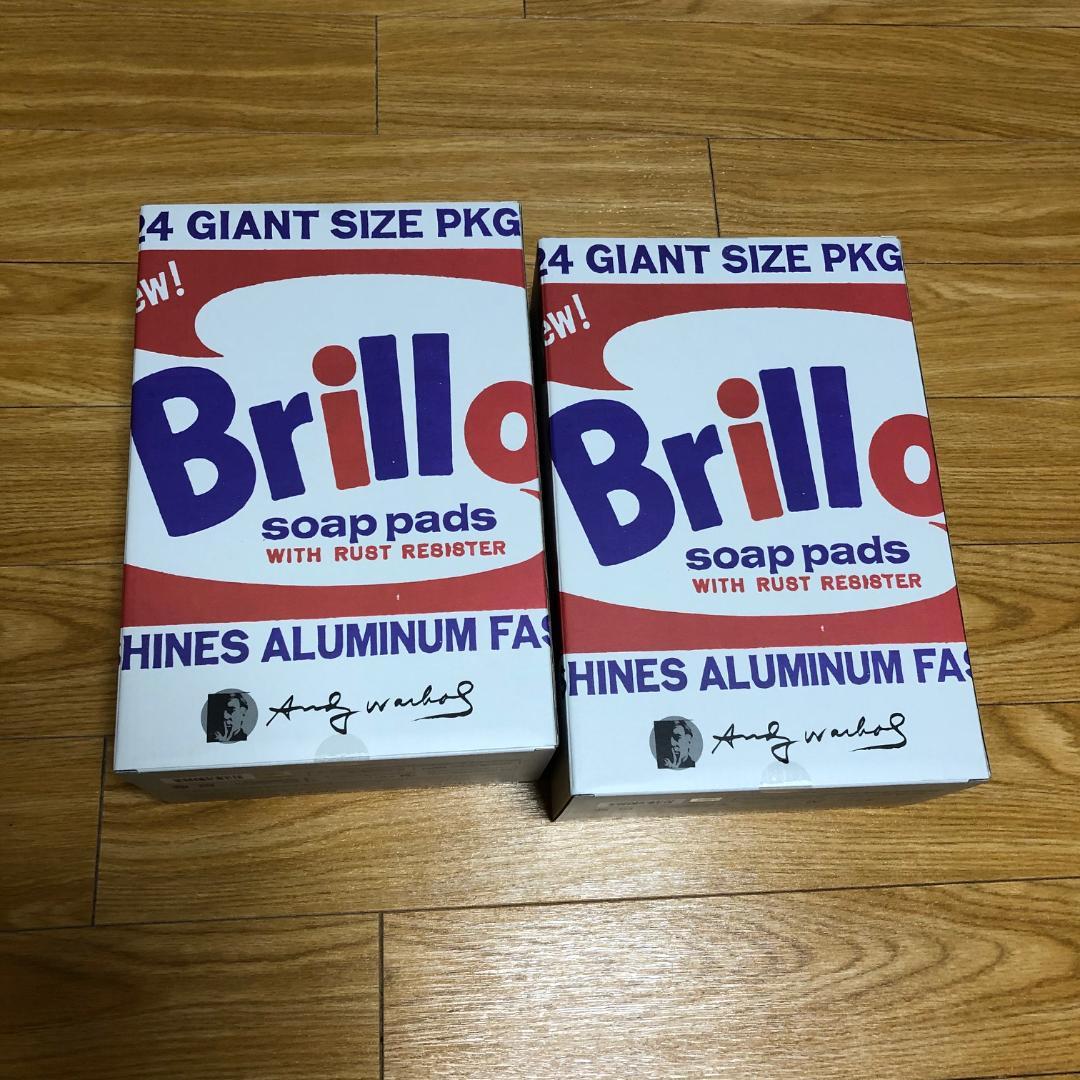 BE@RBRICK ANDY WARHOL \"Brillo\"　2個セット