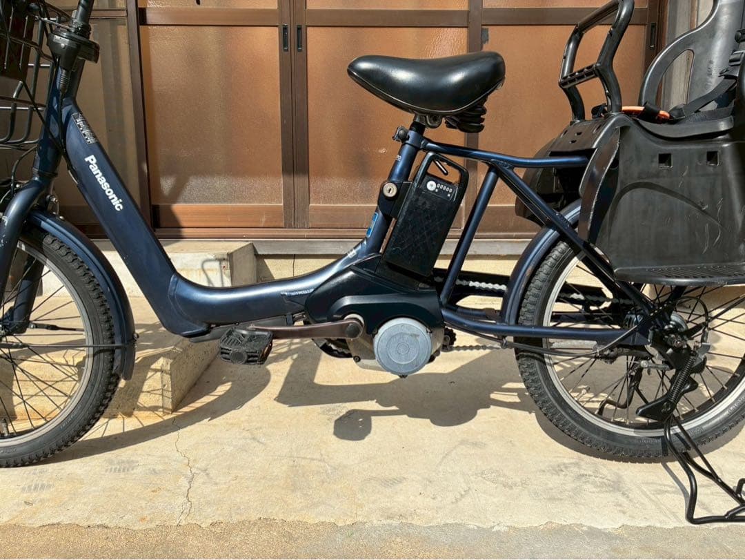 電動自転車　№8187 パナソニック ギュット 20インチ 紺