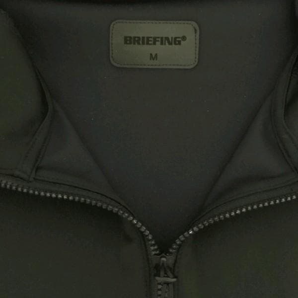 BRIEFING ブリーフィング フーディベスト M 黒 ゴルフ フルジップ