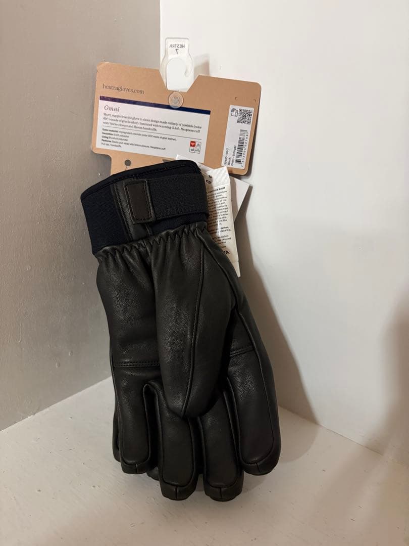 新品未使用品　HESTRA Omni サイズ7 BLK タグ付送料込み