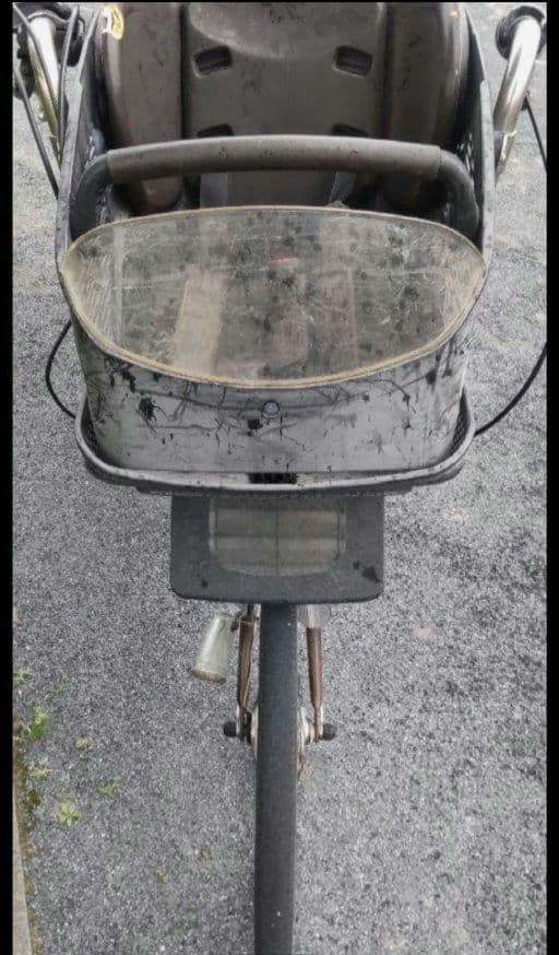 【引取り限定価格】ブリヂストン アンジェリーノ 3段ギア 3人子乗せ 自転車