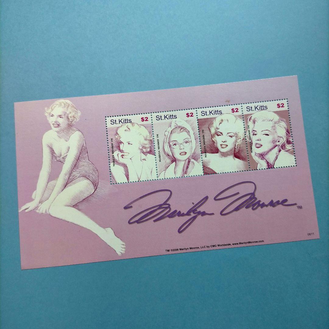 3088 外国切手 海外国々 2006年 マリリンモンロー生誕80周年記念シート