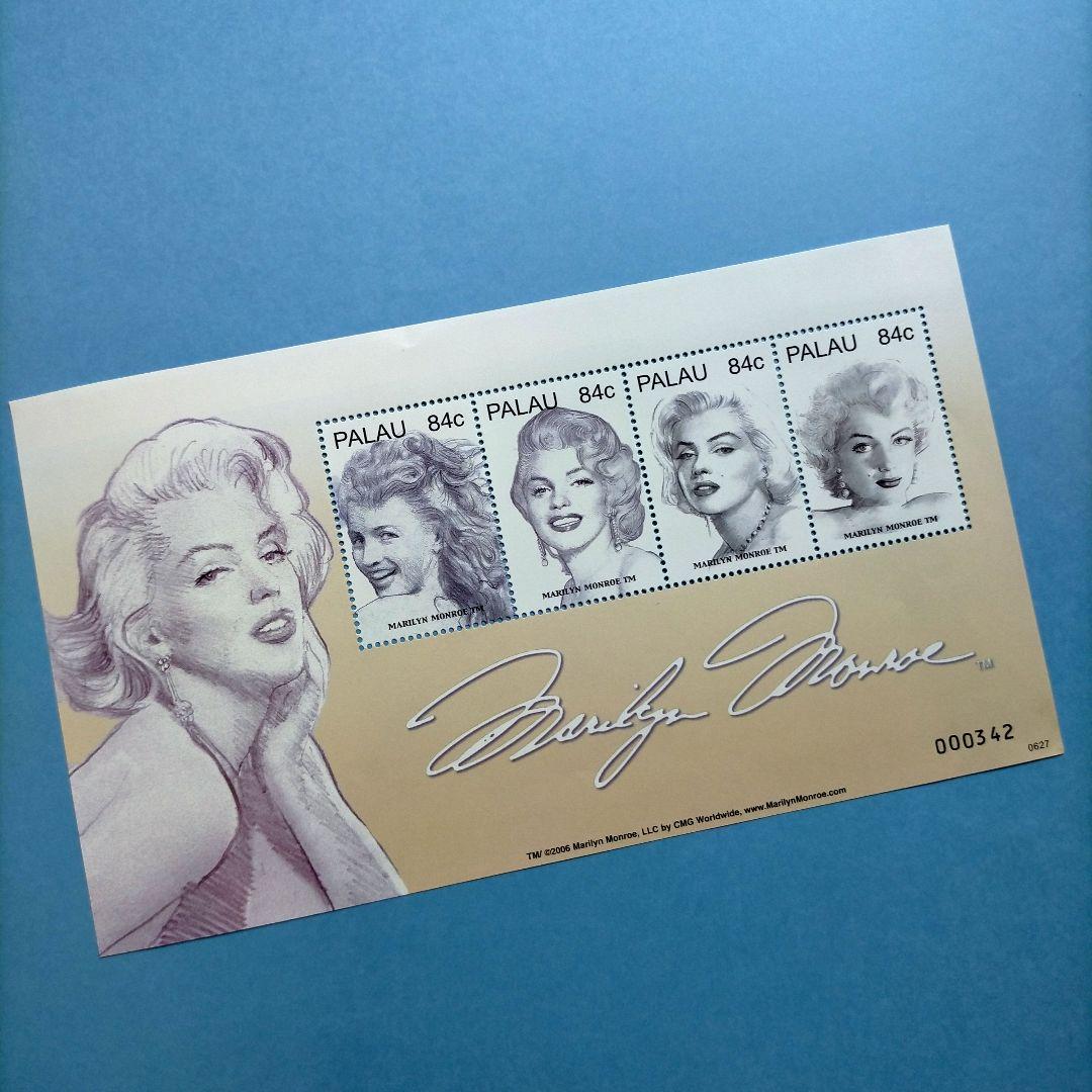 3088 外国切手 海外国々 2006年 マリリンモンロー生誕80周年記念シート