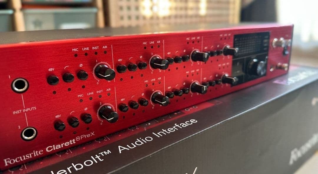 DTM・DAW Focusrite Clarett 8Pre X Thunderbolt