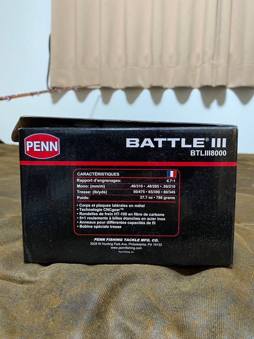 PENN（ペン） Battle III 8000 スピニングリール