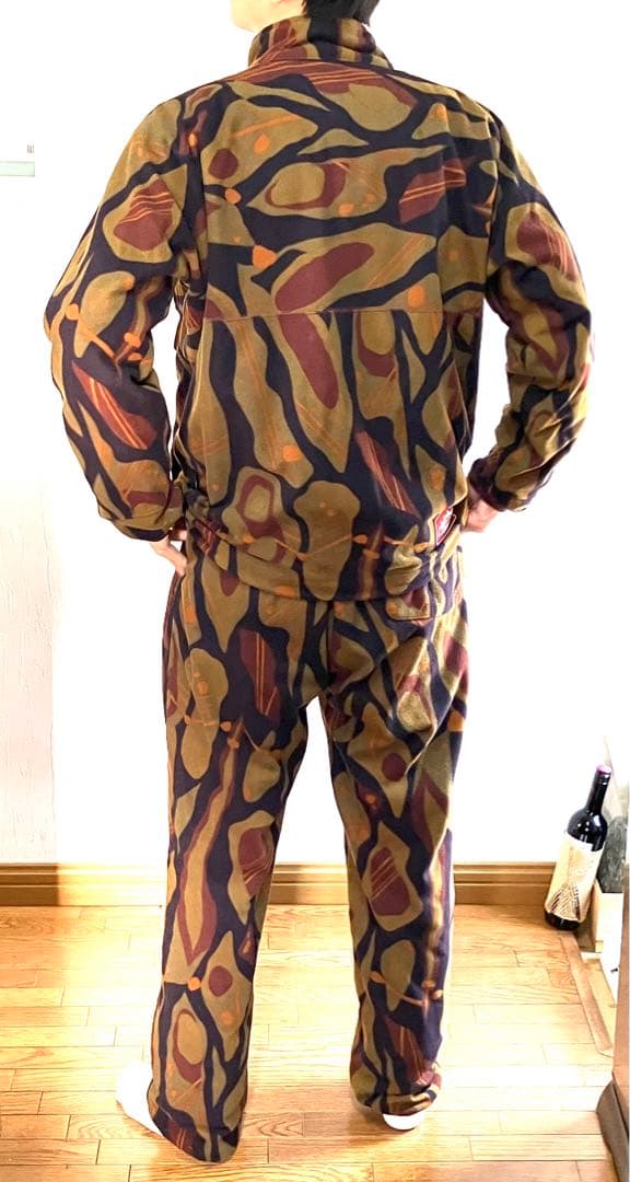 希少美品★アングラーズハウス★ゴアウィンドストッパーフリース上下★カモブラウン