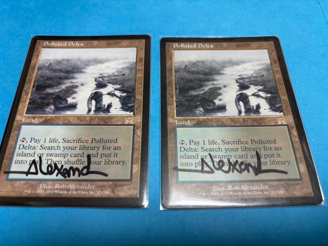 汚染された三角州 ONS英 サインド2枚