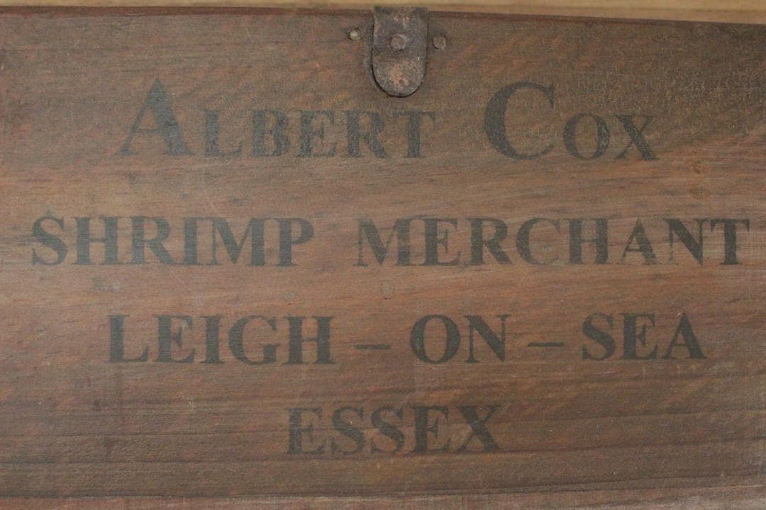 イギリスヴィンテージ/木箱小物入れ・コレクション収納