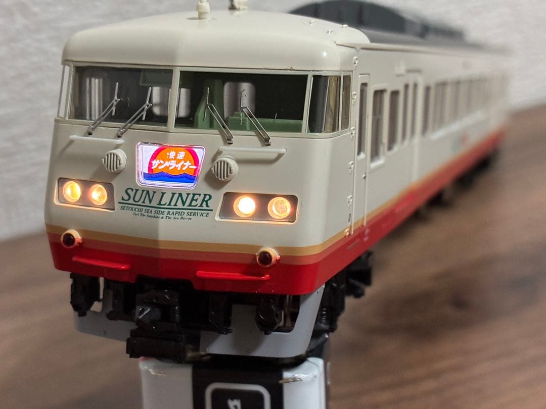クハ117 ☆★精密パーツ取付品☆★車掌室点灯☆★HO-9104 サンライナー