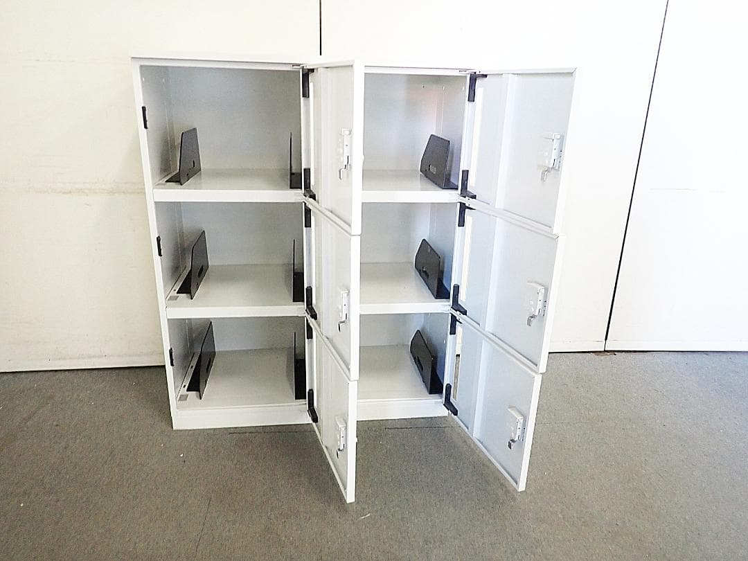 引取り限定　プラス　6人用パーソナルロッカー　59-0128