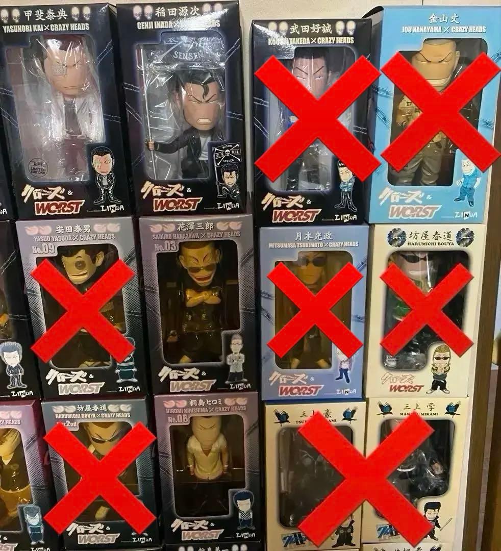 クローズワースト　ボビングヘッド29体