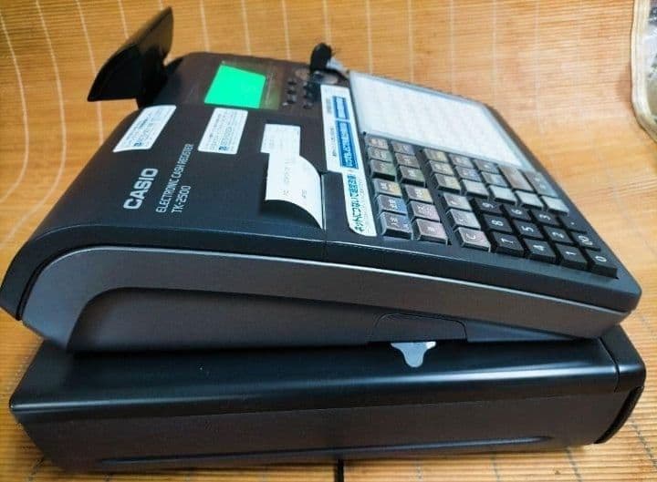カシオレジスター　TK-2500　店名無料　コンパクト上位機種　741888