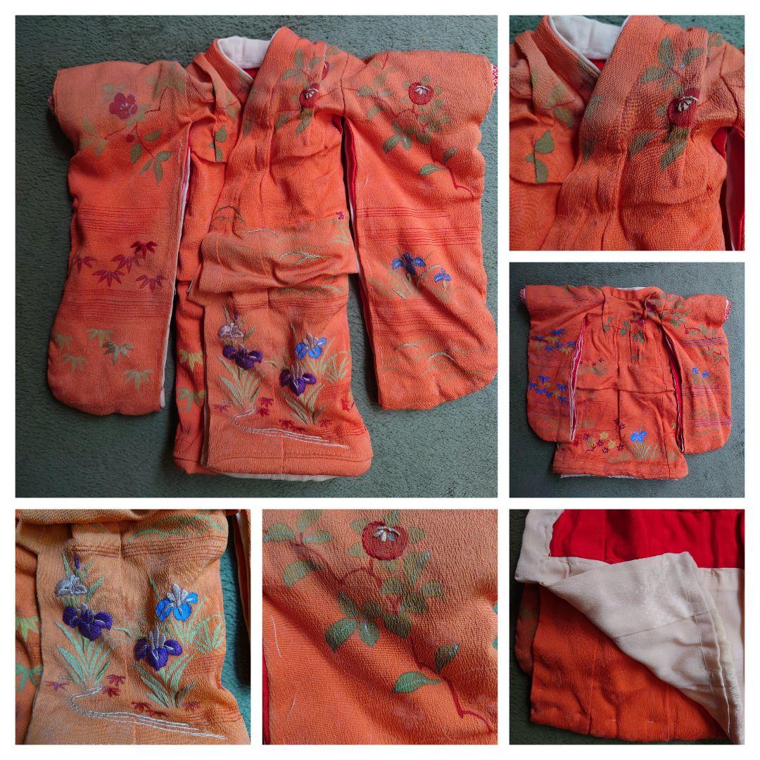 希少 修復済 永徳齋銘 大正期の光龍斎 滝澤義豊 42㎝ 市松人形 アンティーク