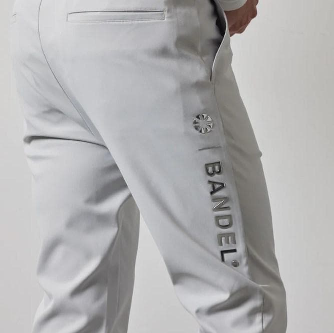 新品 BANDEL SIDE LOGO STRECH TAPERED PANTS