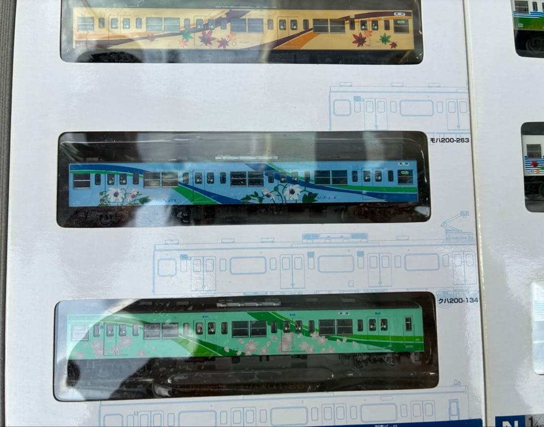 2セット 鉄道コレクション JR201系四季彩 4両セット新塗装 旧塗装