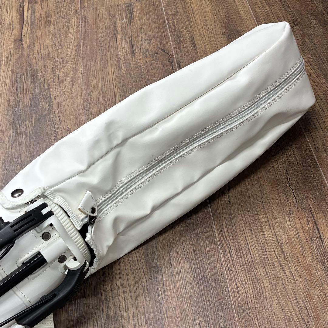 美品 PEARLY GATES パーリーゲイツ スタンド式 キャディバッグ 白