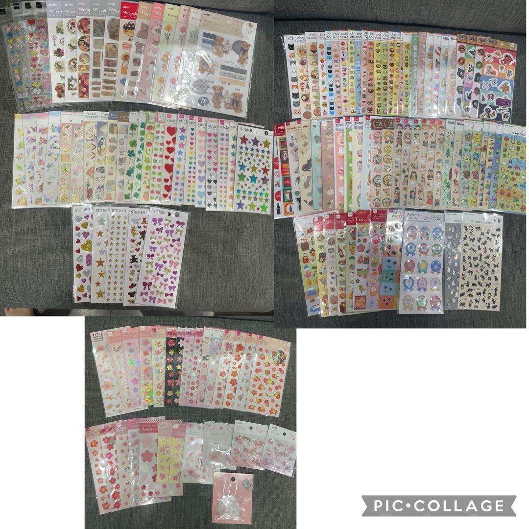 2/15まで　シール集め引退品　100均他まとめ売り　商品追加価格改定①