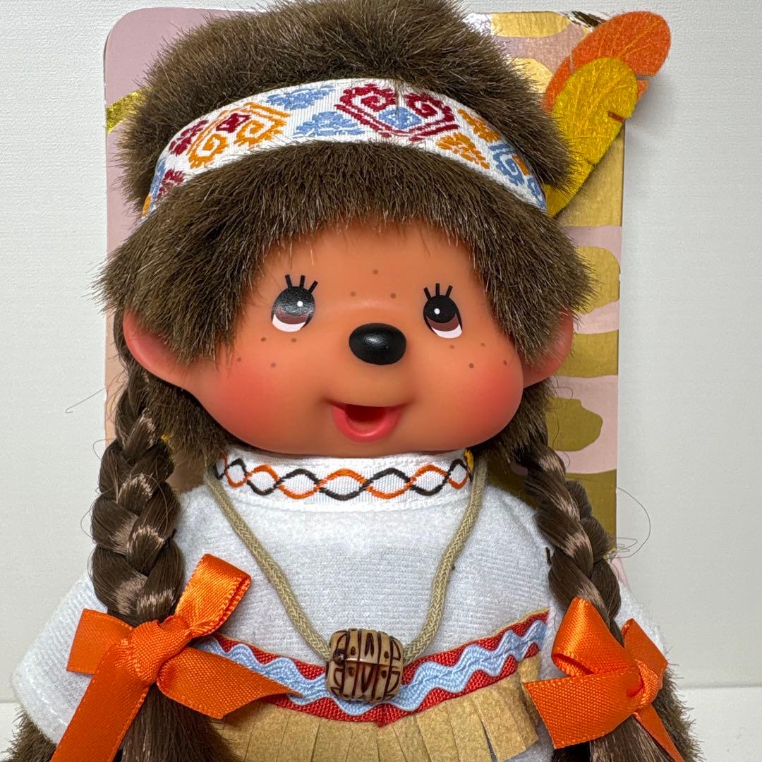 新品 2009年発売 インディアン 女の子 モンチッチ 3104