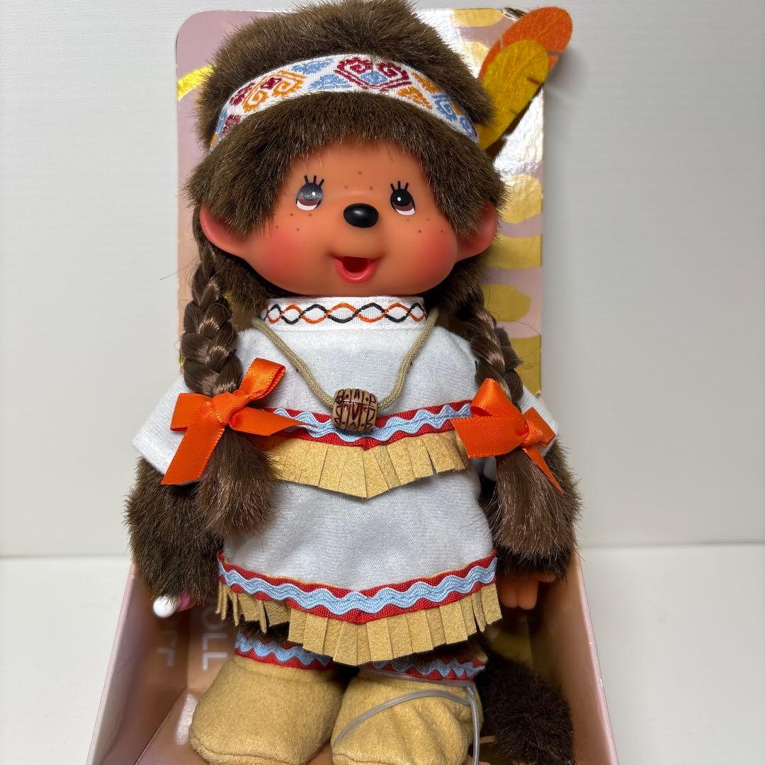 新品 2009年発売 インディアン 女の子 モンチッチ 3104