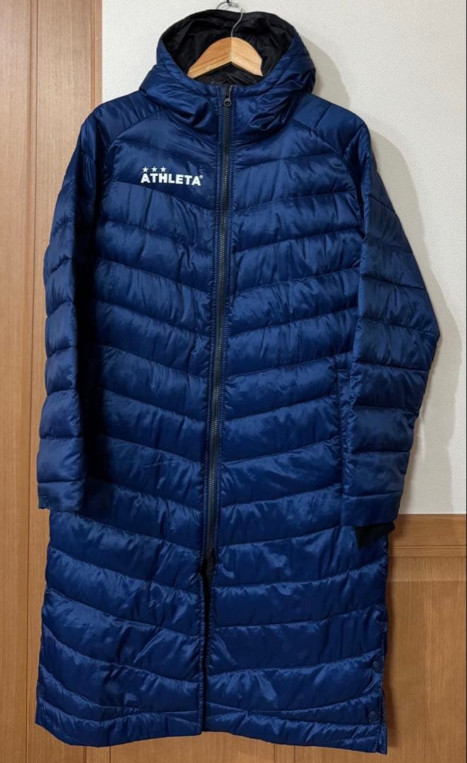 希少　美品　ATHLETA アスレタ　ベンチコート　ダウンジャケット　160
