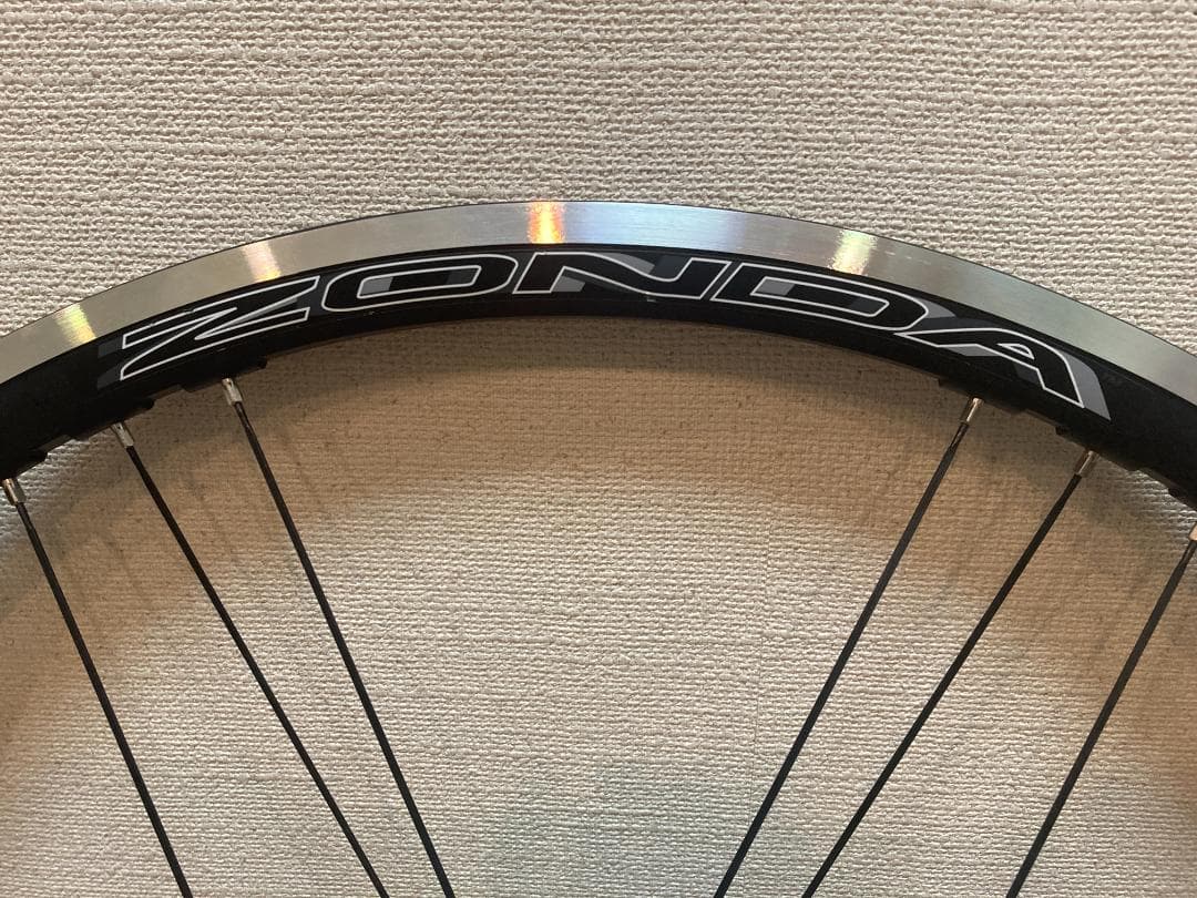 【美品】カンパニョーロ　ゾンダ　C17 リムブレーキ 622x17C　シマノ