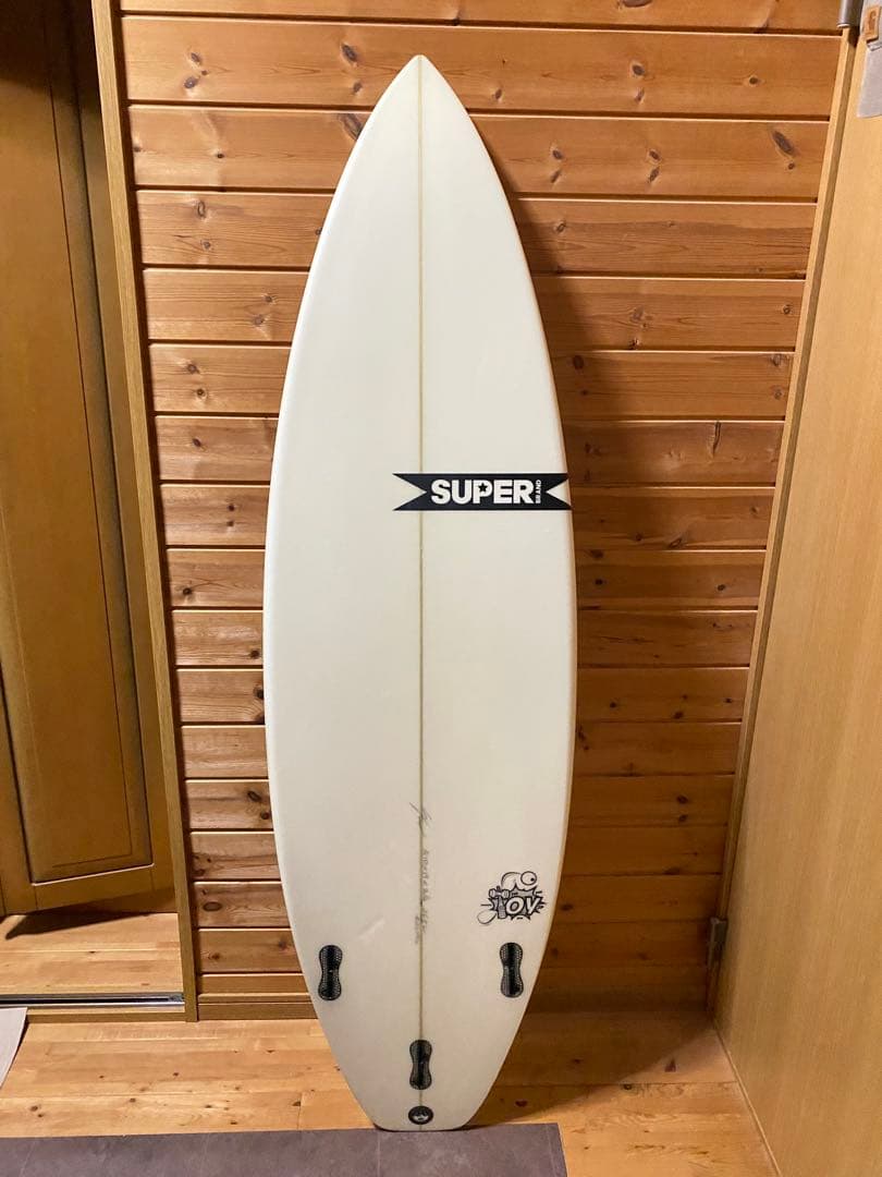 SUPER、toyjp 5’10 ボードケース付き