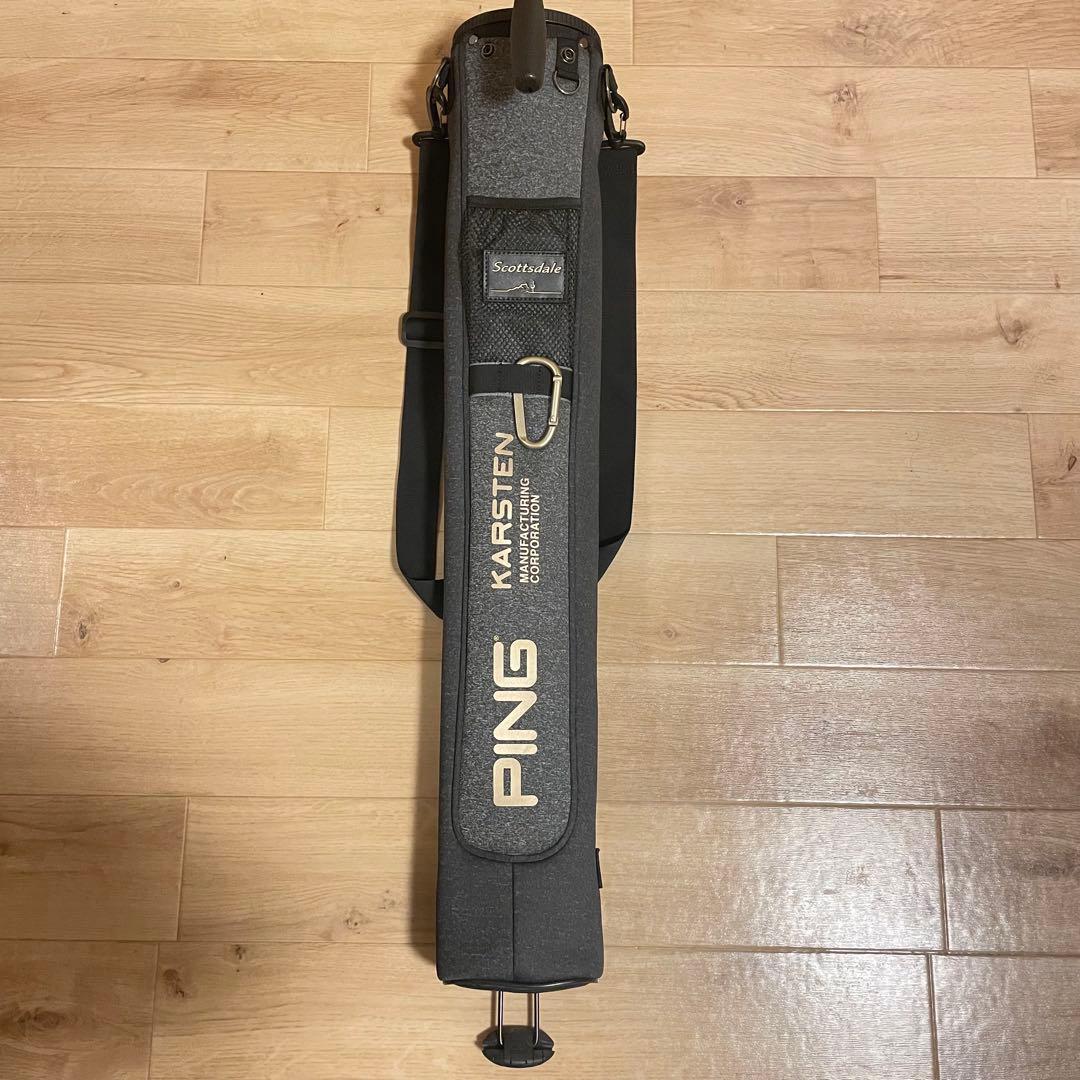 【ほぼ未使用】PING KARSTEN ゴルフバッグ スタンド/サブバッグ