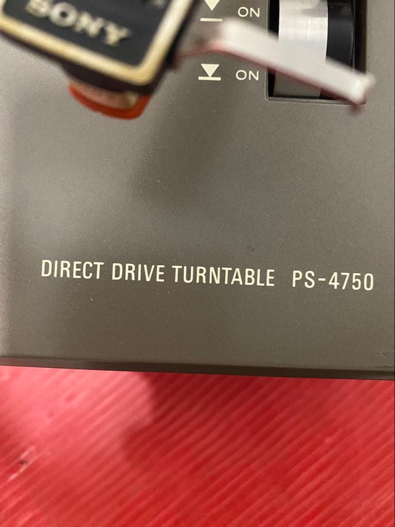 SONY ソニー PS-4750 ダイレクトドライブターンテーブル