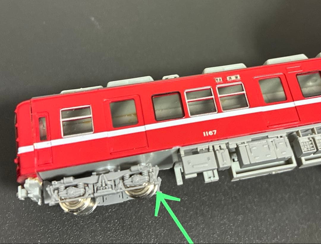 管理番号1739 京急 旧1000形（分散冷房車）キット組立品 4両