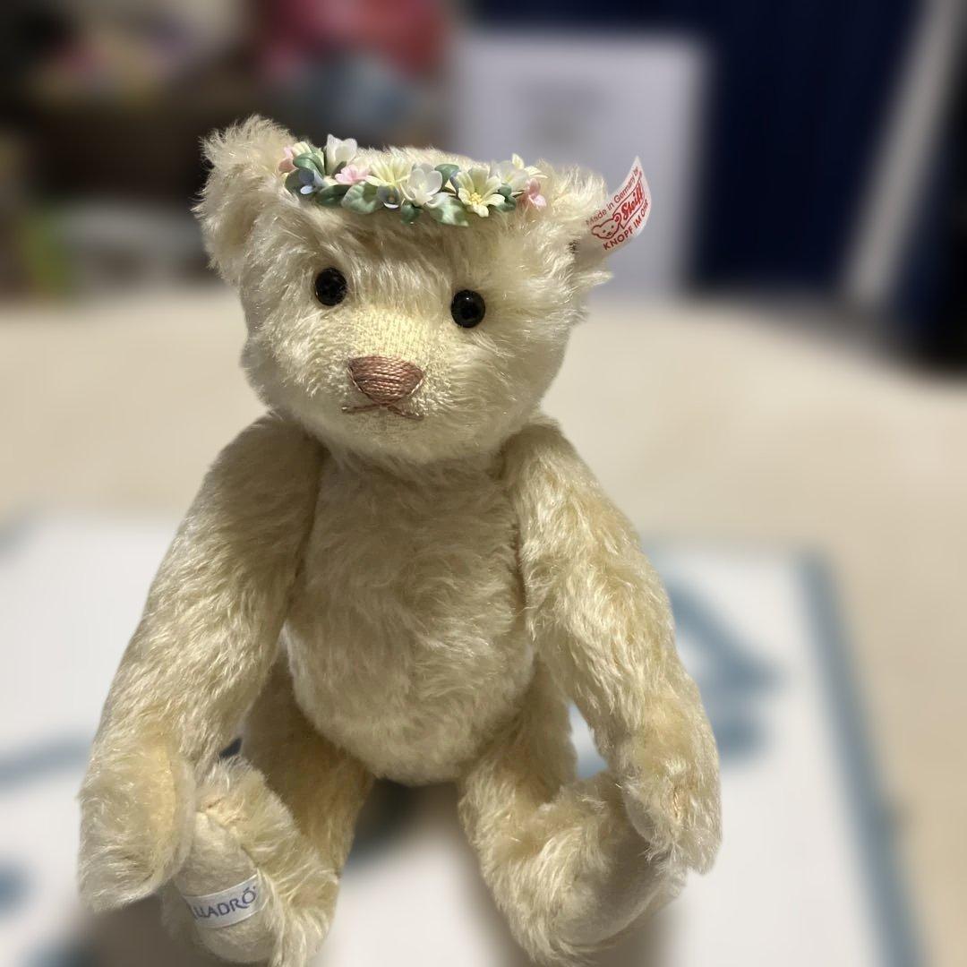 (激レア)(訳あり) シュタイフ　リヤドロ　コラボ　　スプリングテディベア