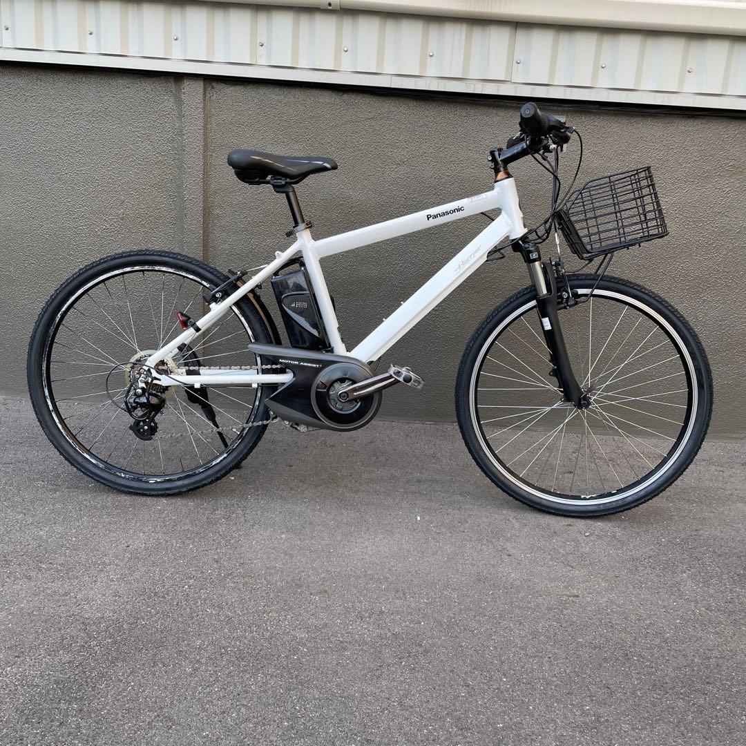 パナソニック電動アシスト自転車26インチ スポーツ型 ホワイト