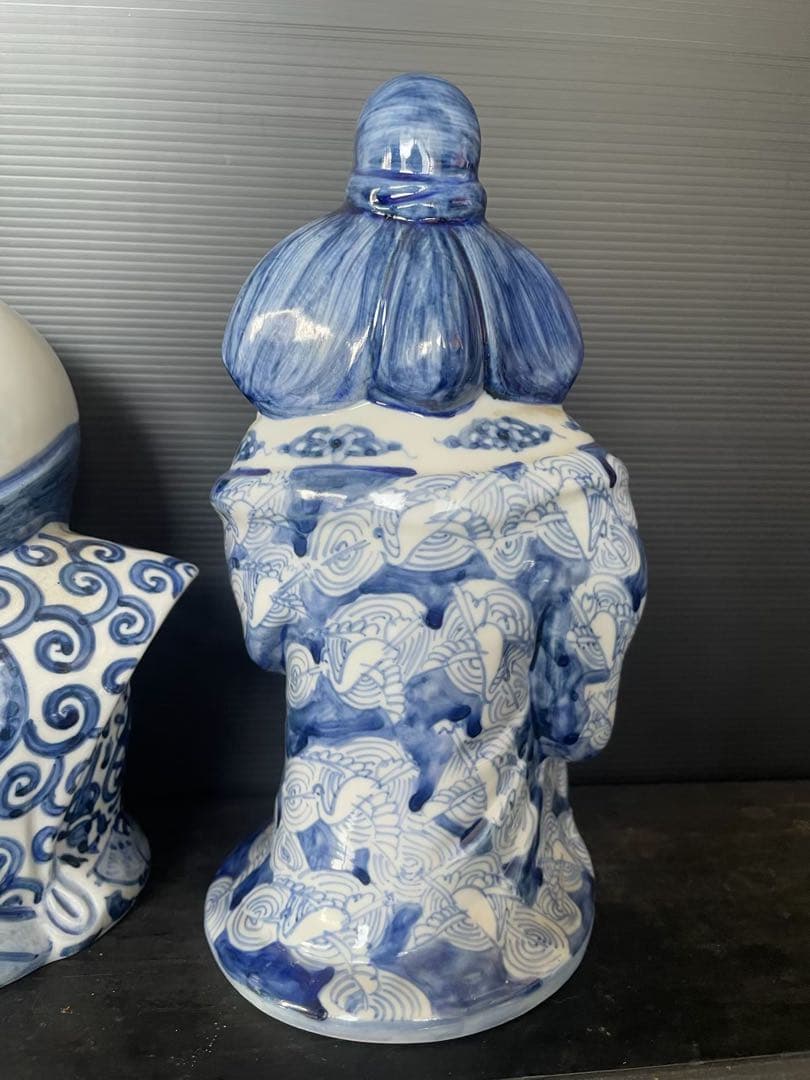 九谷焼　福助　お多福