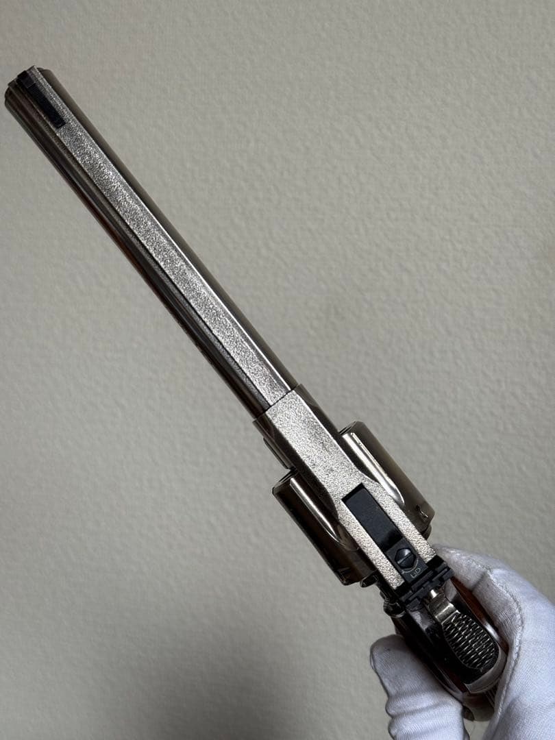 タナカ コルト パイソン 6インチ ニッケルフィニッシュ シルバー ガスガン