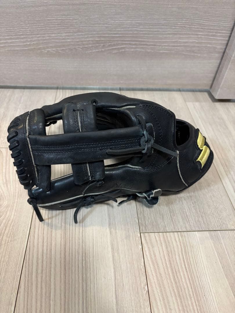 美品 軟式 SSK オールラウンド レザー グローブ 左投げ