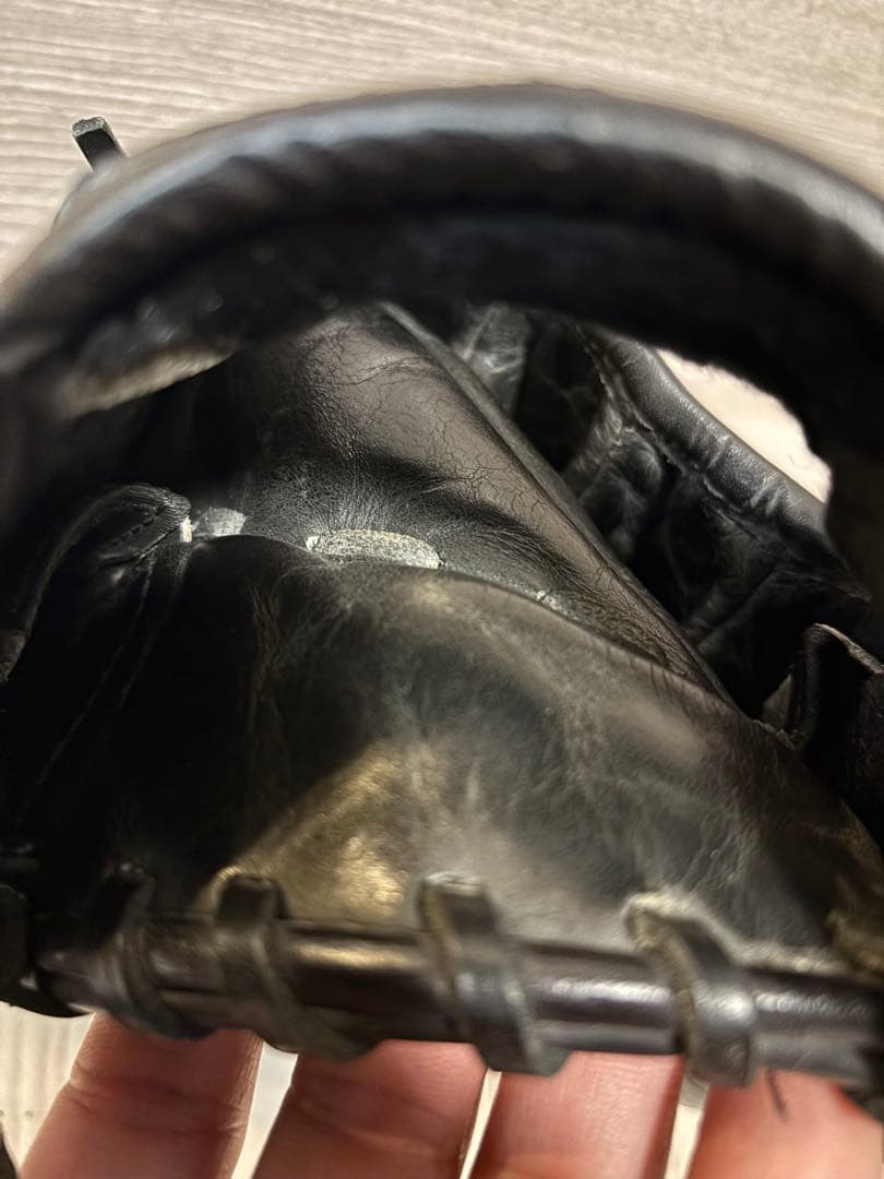 美品 軟式 SSK オールラウンド レザー グローブ 左投げ