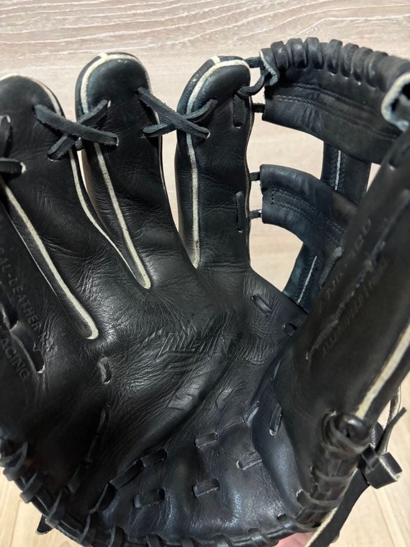 美品 軟式 SSK オールラウンド レザー グローブ 左投げ