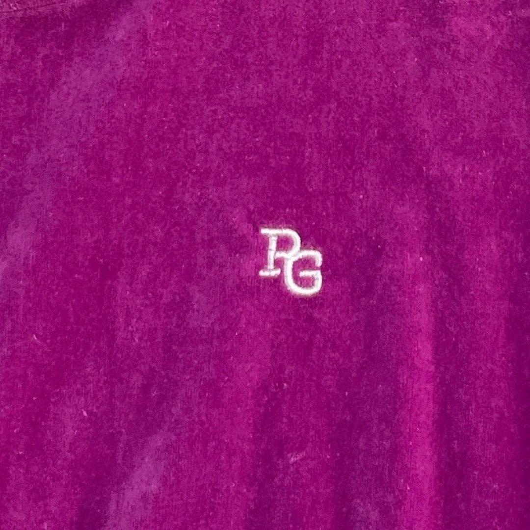 美品　パーリーゲイツ　セットアップ　近年　ベロア モックネック　スカート　ピンク