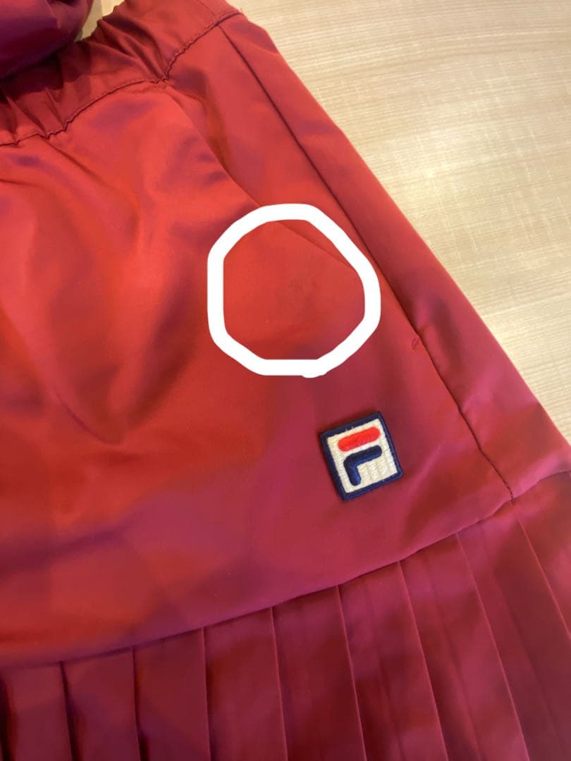 FILA テニスウェア ウィンドブレーカー プリーツスコート XLセット