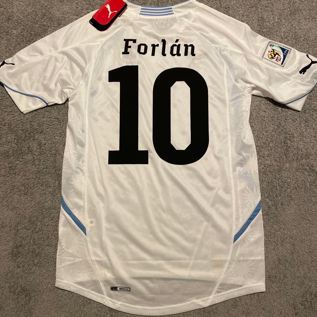 あ*ペ様 2010 ワールドカップパッチ付 ウルグアイ代表 フォルラン#10 M