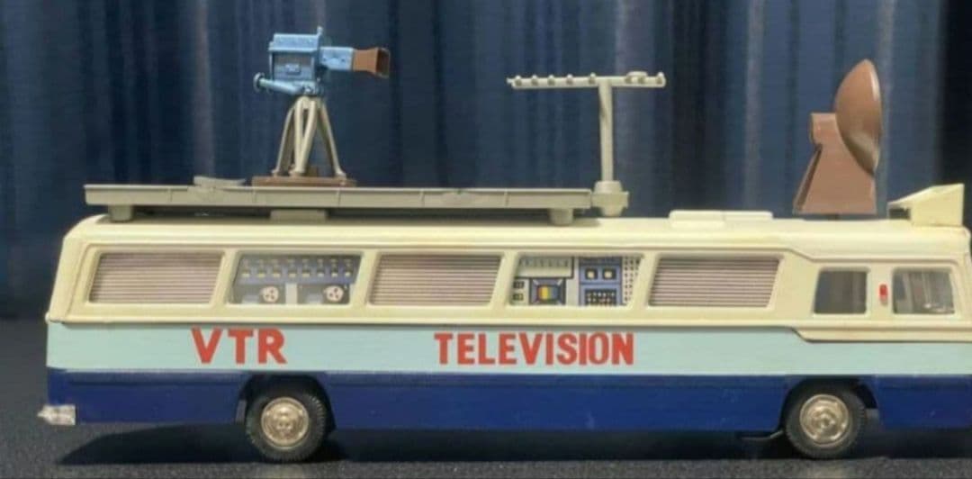 激レア 希少 ダイヤペット テレビ中継車 三菱 ふそう バス 現状品