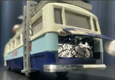 激レア 希少 ダイヤペット テレビ中継車 三菱 ふそう バス 現状品