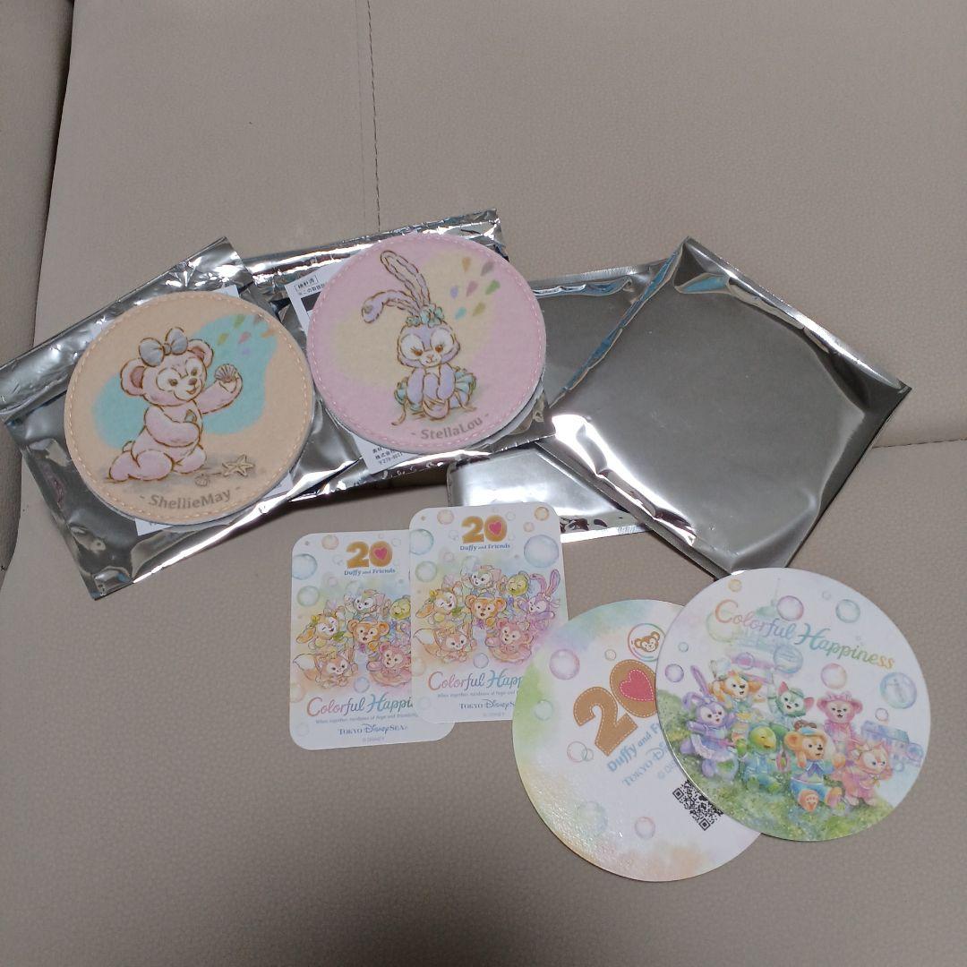 カラフルハピネス　ダッフィー＆フレンズ 　バケパ限定ポージープラッシー7体セット