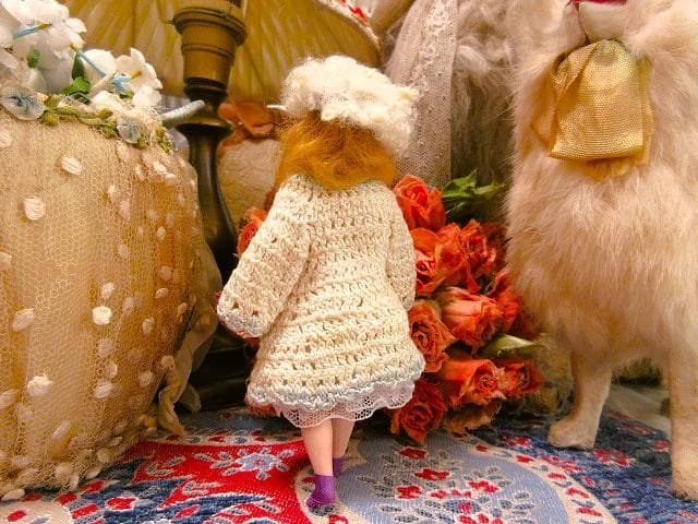 ヴィンテージ　ミニョネット　ビスクドール　アーティスト　☆　キャシーハンセン女史