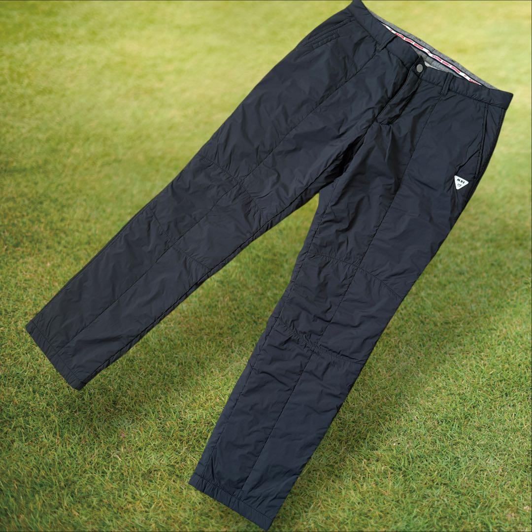 蓄熱　裏地付き　中綿入り　マスターバニー　パンツ　L〜XL相当 黒　美品　5