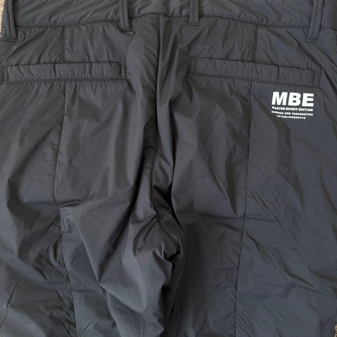 蓄熱　裏地付き　中綿入り　マスターバニー　パンツ　L〜XL相当 黒　美品　5