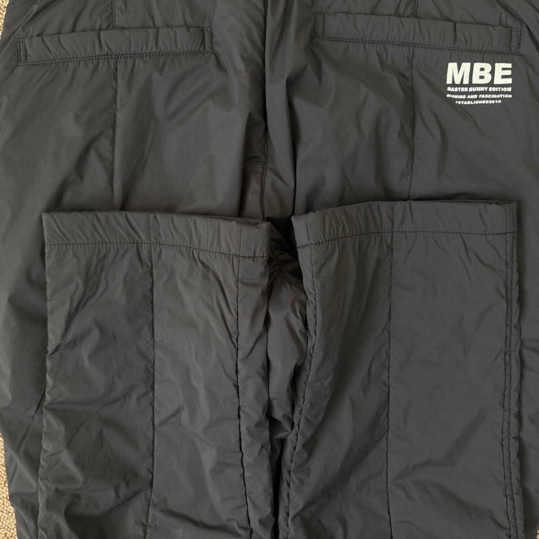 蓄熱　裏地付き　中綿入り　マスターバニー　パンツ　L〜XL相当 黒　美品　5