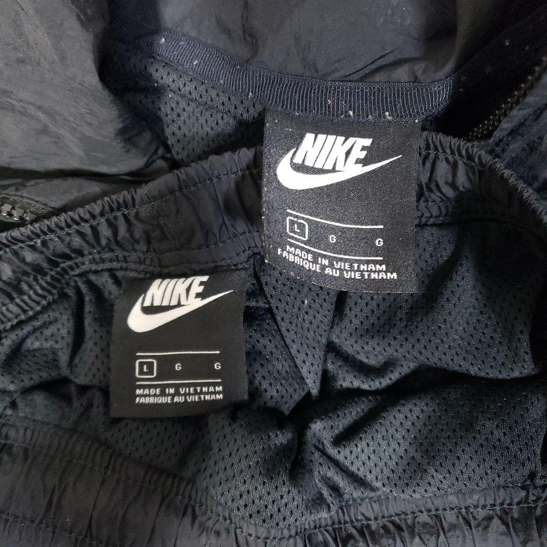NIKE　ウーブンナイロンセットアップ　L　ブラック　値引き不可❌