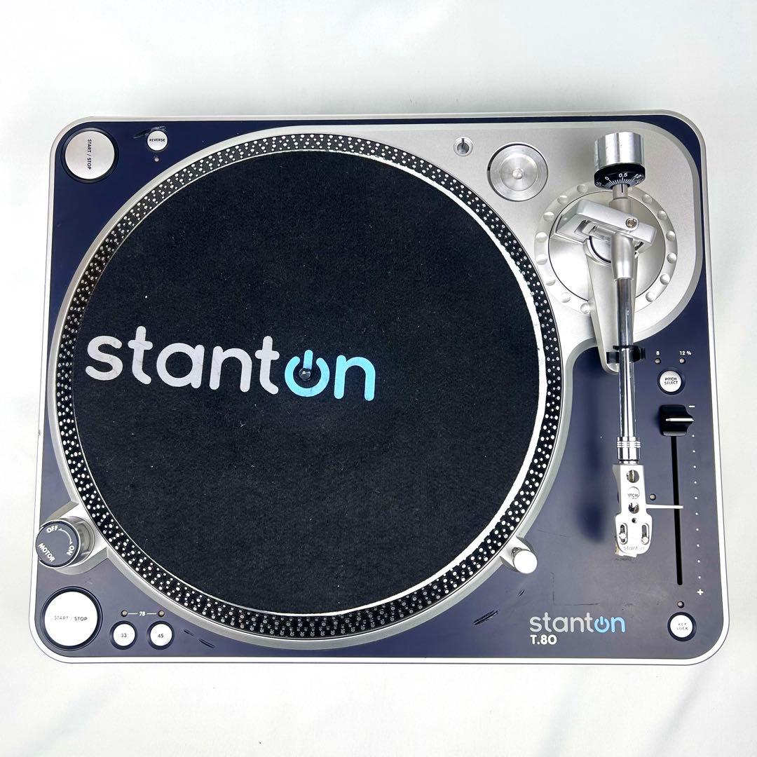 【人気】stanton ターンテーブル T.80 カートリッジ付 動作確認済